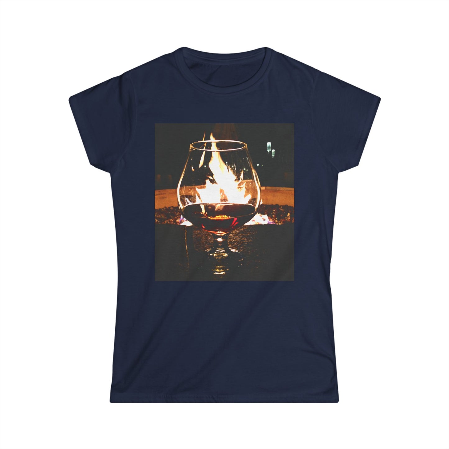Elegant Wine-Themed Women's Softstyle Tee, Perfect for Wine Lovers, cognac enthusiasts. Casual Outings, Gifts for Her, Cozy Gatherings, and Wine Events