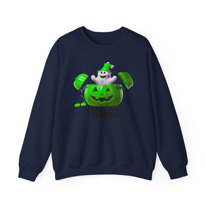 Halloween BOO Crewneck Sweatshirt, Unisex Boo Sweater for Fall Celebrations, Ghosts and Pumpkins Sweatshirt, Spooky Season Apparel, [...]
