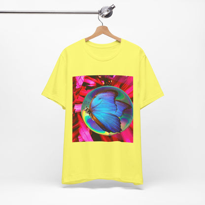 Colorful Butterfly Graphic Tee, Butterfly Shirt, Unisex T-Shirt, Nature Lover Gift, Casual Summer Wear, Vibrant Art Tee