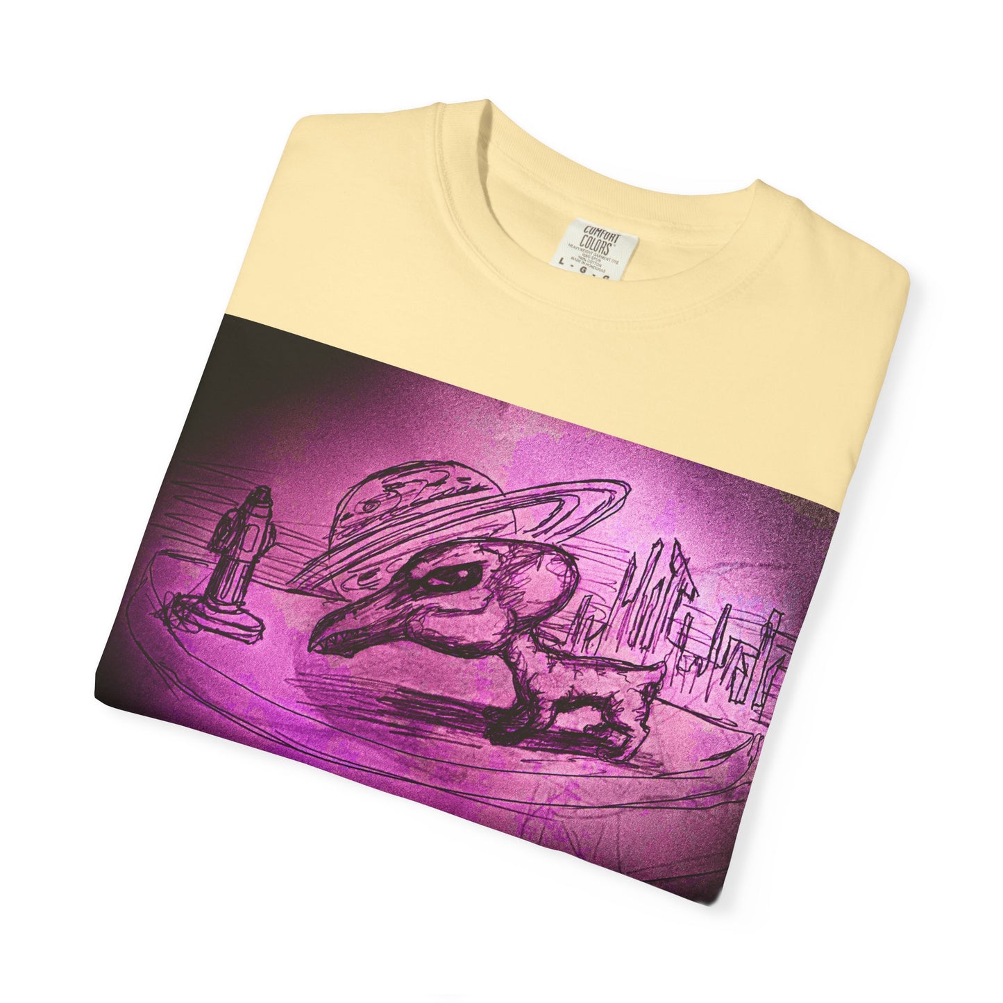 Alien Adventure Unisex T-Shirt - Garment-Dyed Graphic Tee