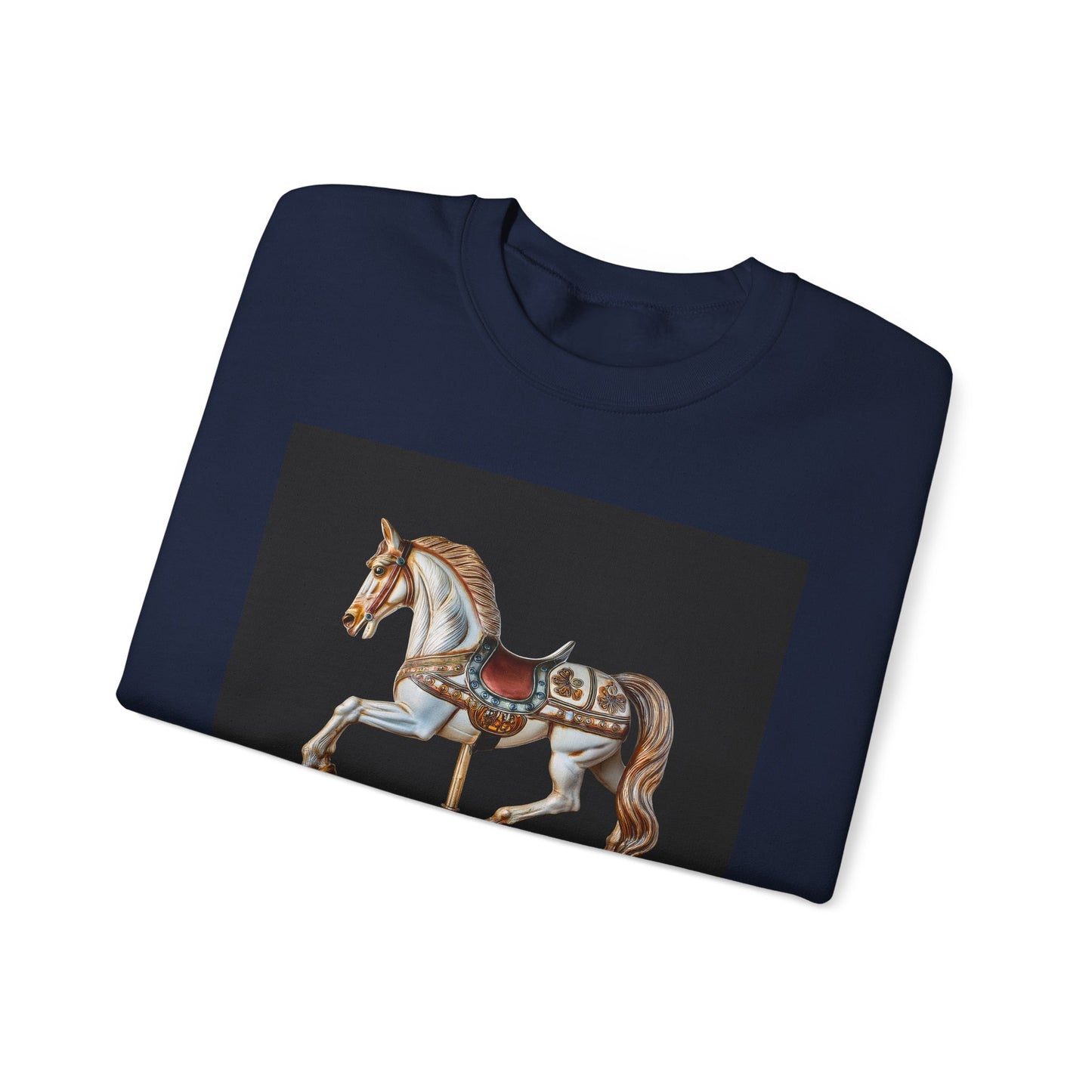 Vintage Carousel Horse Crewneck Sweatshirt, Cozy Sweatshirt, Equestrian Gift, Animal Art Sweatshirt, Unique Fall Apparel, Celebration [...]
