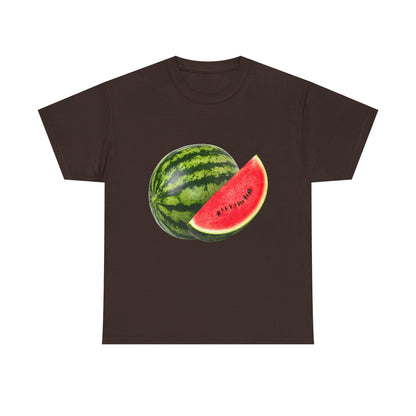 Summer Vibes Watermelon Tee, Fun Summer Shirt, Unisex Graphic T-Shirt, Cute Gift for Fruit Lovers, Casual Everyday Top