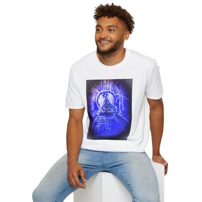 Mystical Pyramid Unisex T-Shirt, Trendy Graphic Tee, Eye of Providence Shirt, Casual Wear, Gift for Occasions