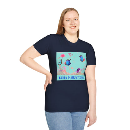 Easily distracted by Butterfly T-Shirt