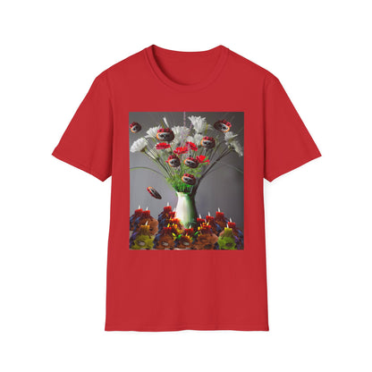 Skeleton Pumpkin Bouquet T-Shirt