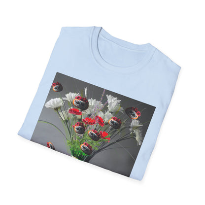 Skeleton Pumpkin Bouquet T-Shirt