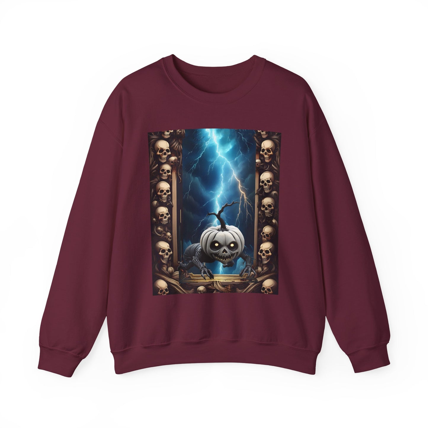 Spooky Pumpkin Sweatshirt - Unisex Heavy Blend™ Crewneck, Halloween Apparel, Cozy Fall Fashion, Casual Sweatshirt, Gifts for Halloween [...]