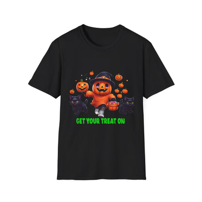 Halloween Themed T-Shirt, Perfect for Trick-or-Treating, Fall Celebrations, Graphic Tee for Cat Lovers, Unisex Costume Top, Fun Spooky [...]