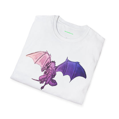 Fantasy Dragon T-Shirt - Unisex Softstyle Tee
