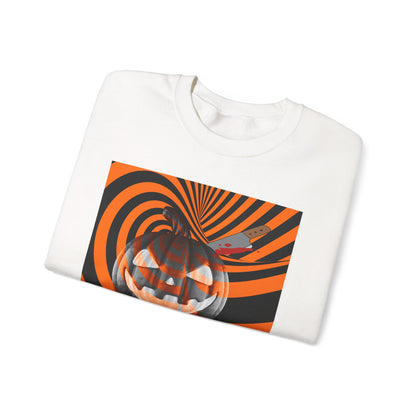 Halloween Pumpkin Crewneck Sweatshirt