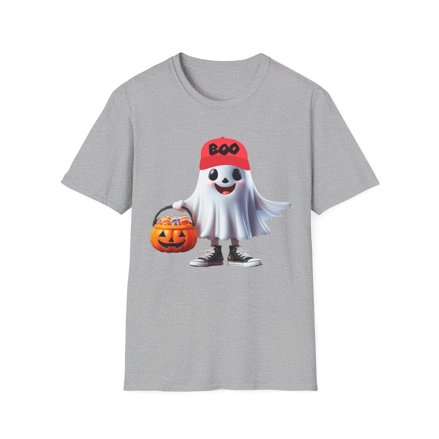 Fun Halloween Ghost T-Shirt, Boo Ghost Tee, Unisex Halloween Shirt, Cute Ghost Costume Top, Spooky Season Apparel