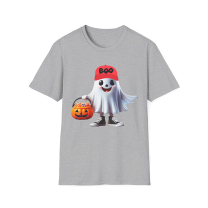 Fun Halloween Ghost T-Shirt, Boo Ghost Tee, Unisex Halloween Shirt, Cute Ghost Costume Top, Spooky Season Apparel