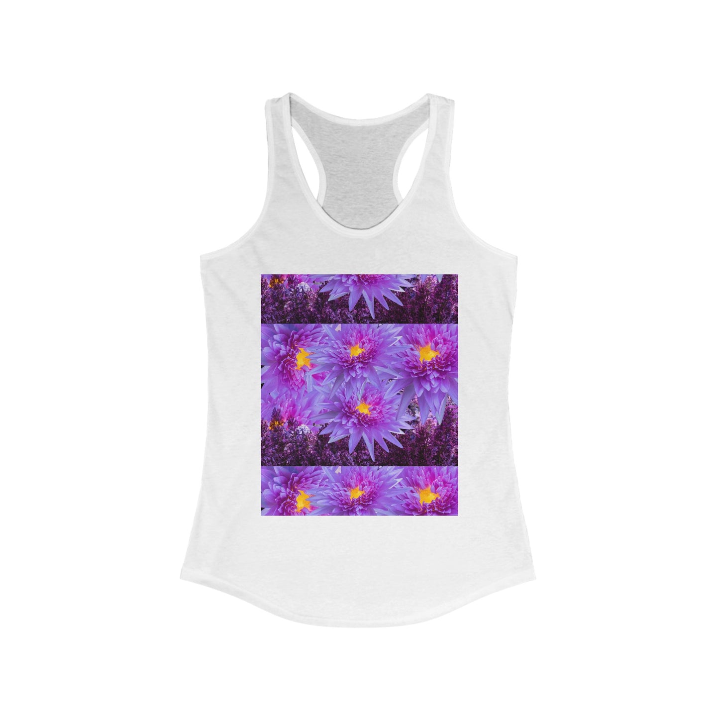 Tank Top with Lilac Design for Women
