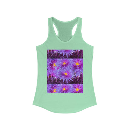Tank Top with Lilac Design for Women