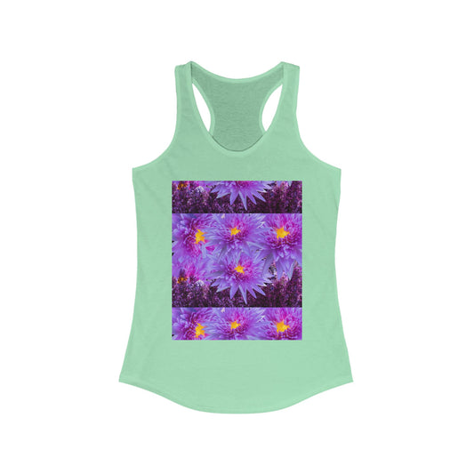 Tank Top with Lilac Design for Women