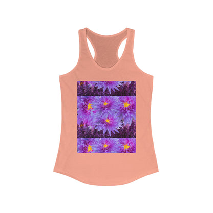 Tank Top with Lilac Design for Women