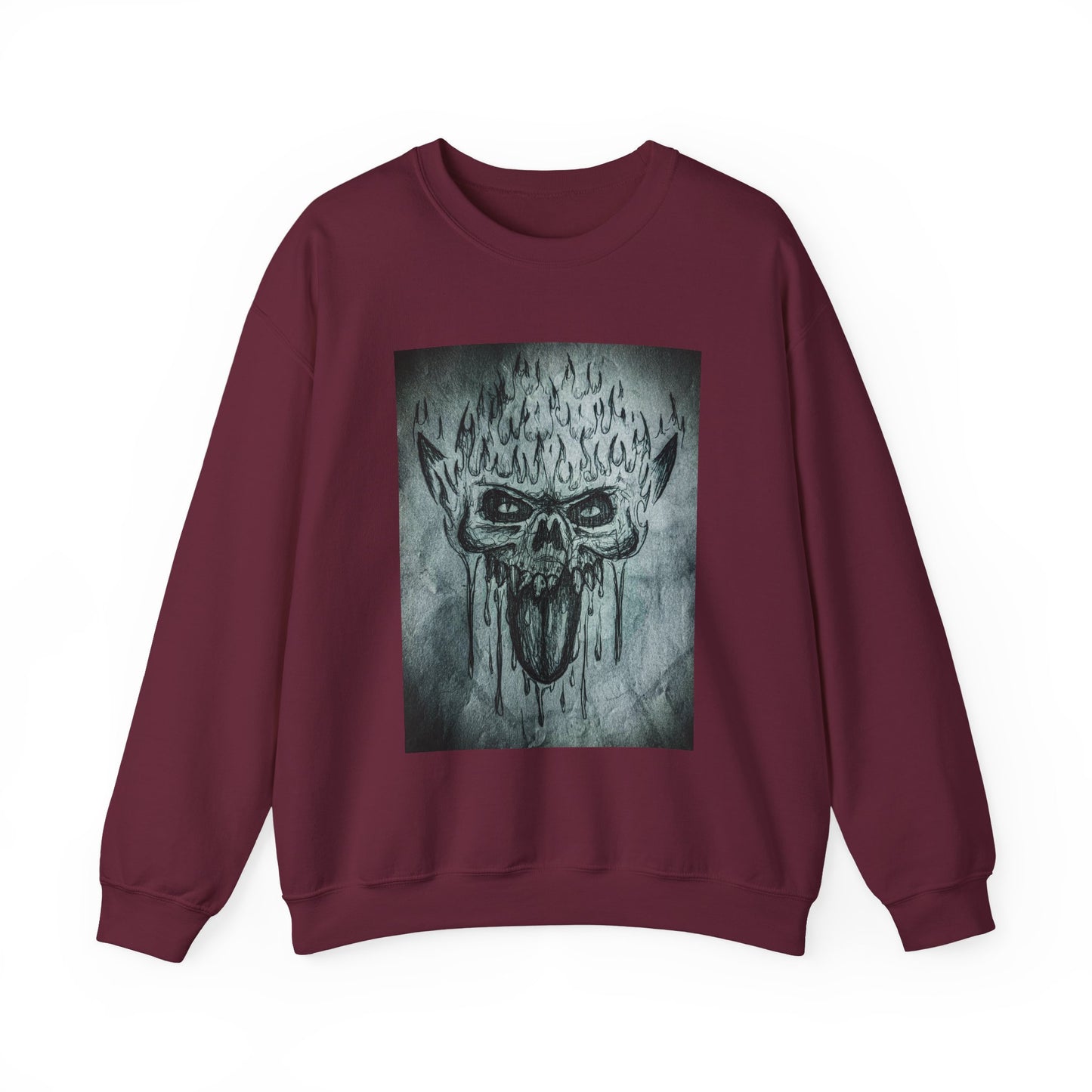 Skull Crewneck Sweatshirt