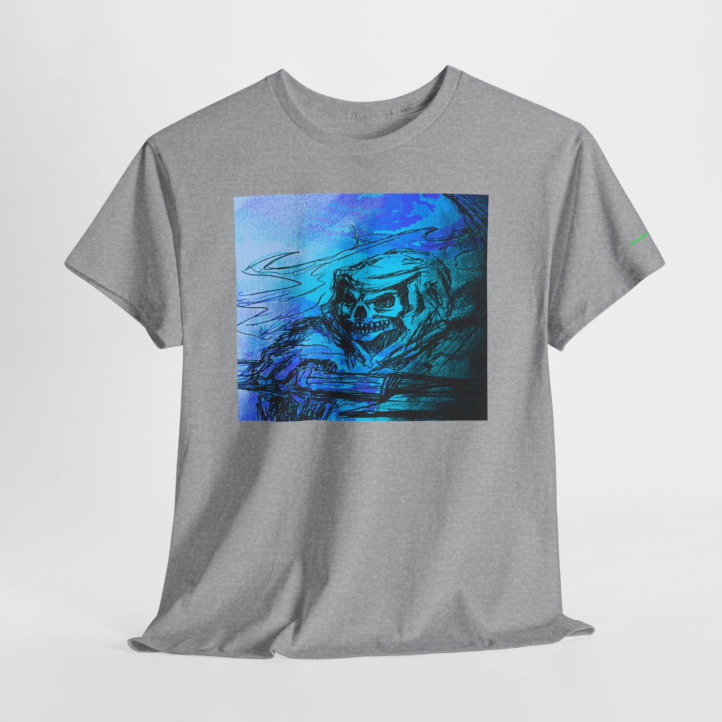 Misty Grim Reeper Art Unisex Heavy Cotton Tee - Unique Graphic T-Shirt for Bold Style