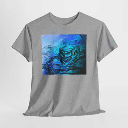Misty Grim Reeper Art Unisex Heavy Cotton Tee - Unique Graphic T-Shirt for Bold Style