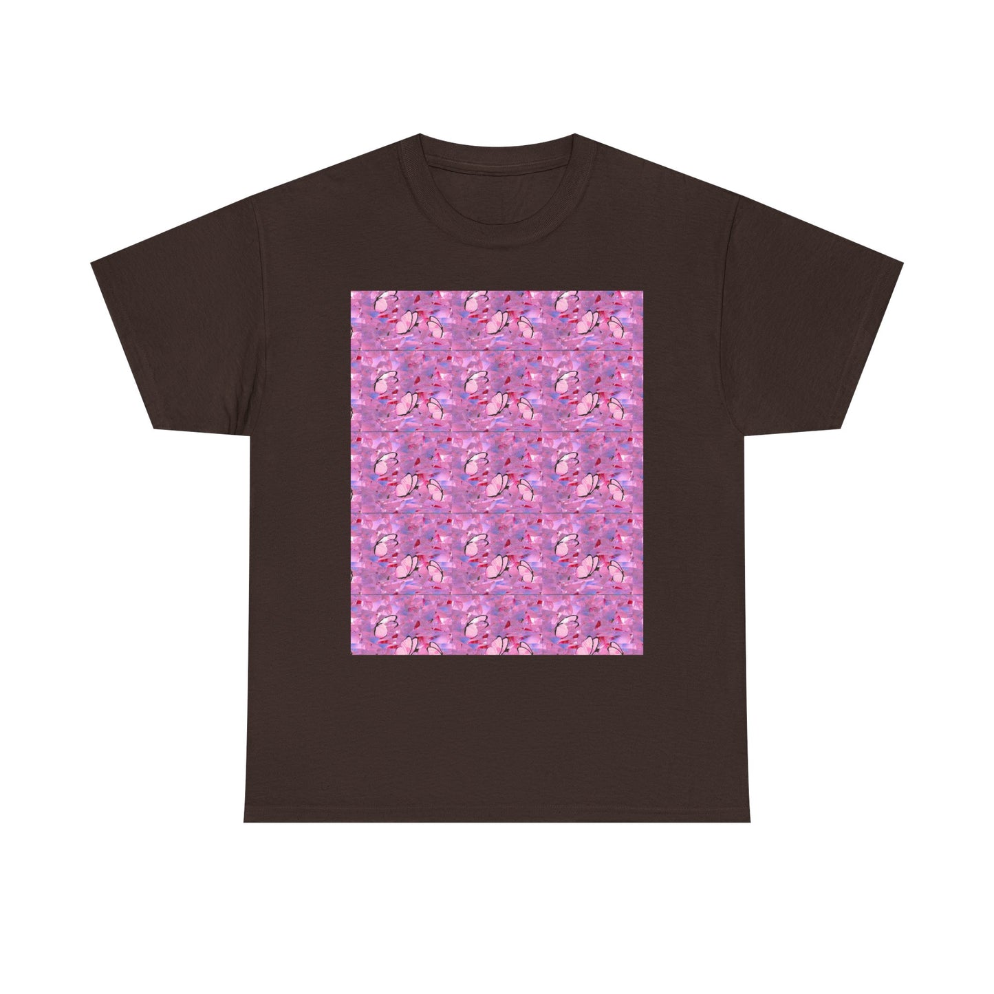 Colorful Floral and Glass Fish Pattern Tee, Unisex T-Shirt, Spring Fashion, Gift for Her, Casual Wear, Eco-Friendly Apparel, Birthday Gift