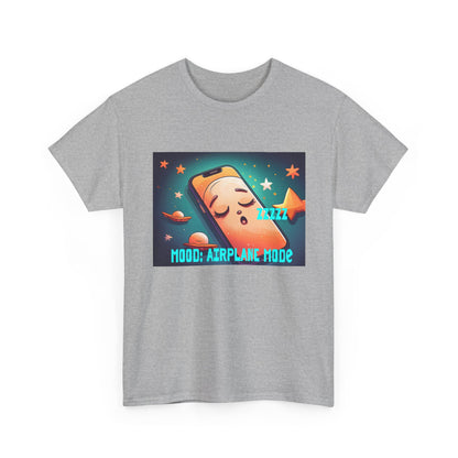 Tee Shirt - Airplane Mode Cute Phone Sleeping Design