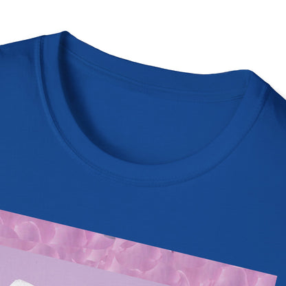 Pale Pink Flowers Abstract Unisex T-Shirt