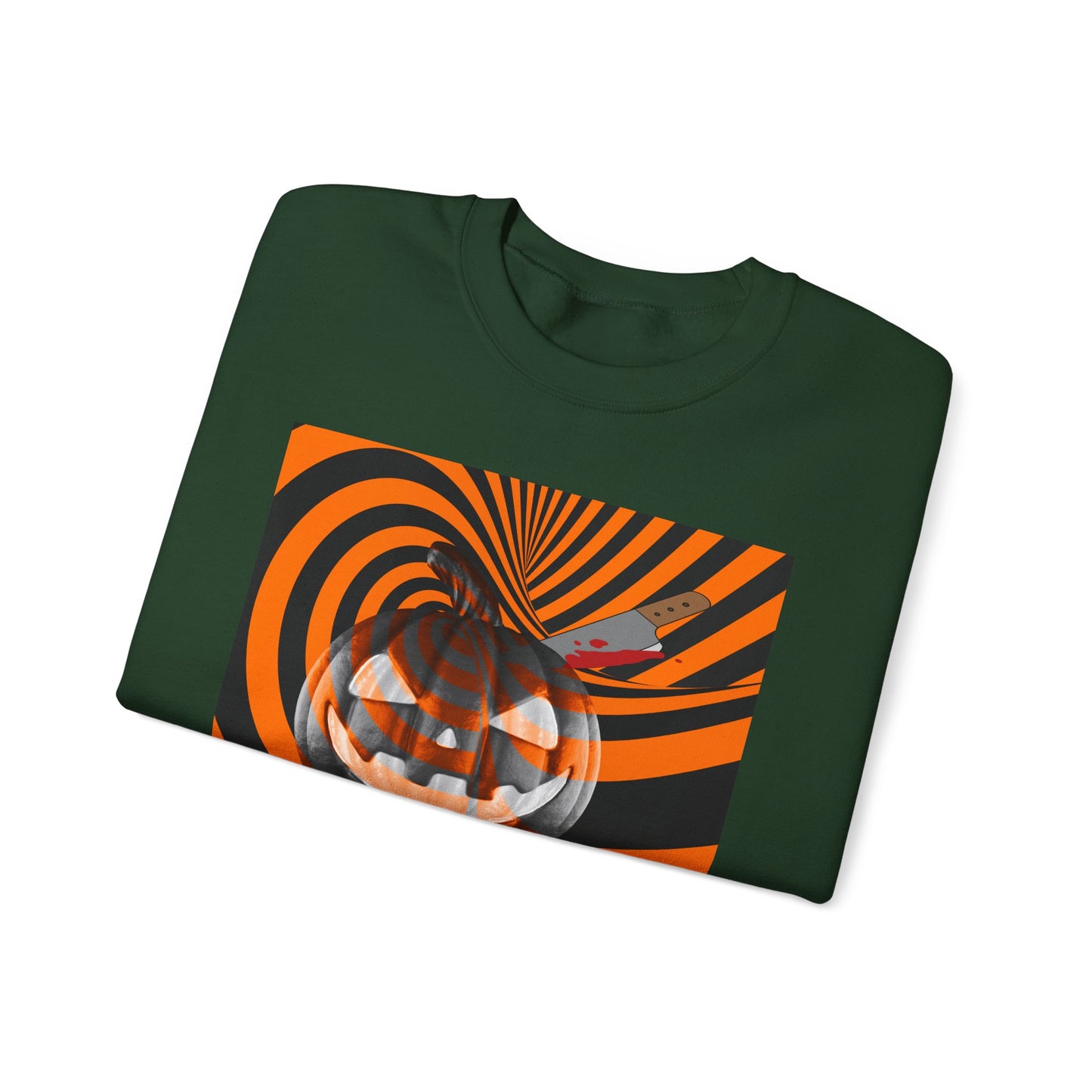 Halloween Pumpkin Crewneck Sweatshirt