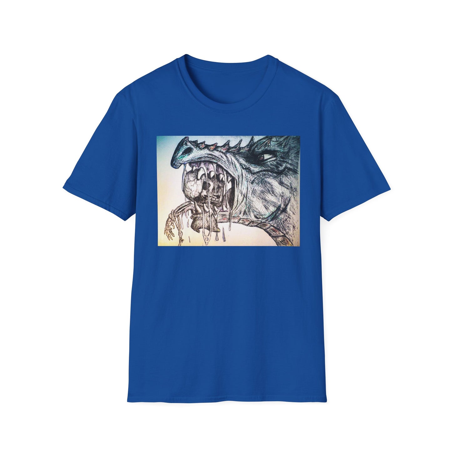 Graphic Dragon Art Unisex T-Shirt, Unique Gift for Ocean Lovers, Summer Vibes, Casual Wear, Perfect for Beach Days, Art Parties