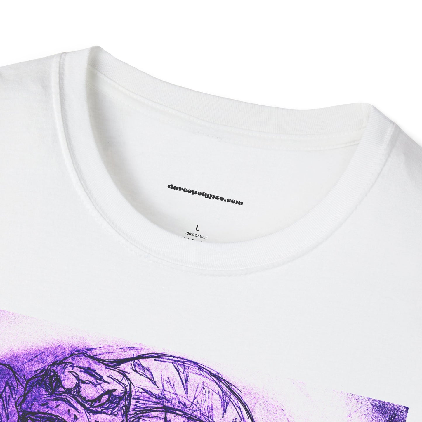 Purple Serpent Graphic Unisex T-Shirt