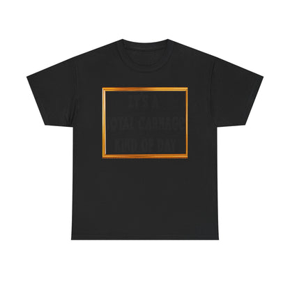 Total Carnage Unisex Heavy Cotton Tee, Casual t-shirt, Graphic Tee, Humor Shirt, Gift for Friends, Fun Apparel
