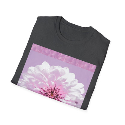 Pale Pink Flowers Abstract Unisex T-Shirt