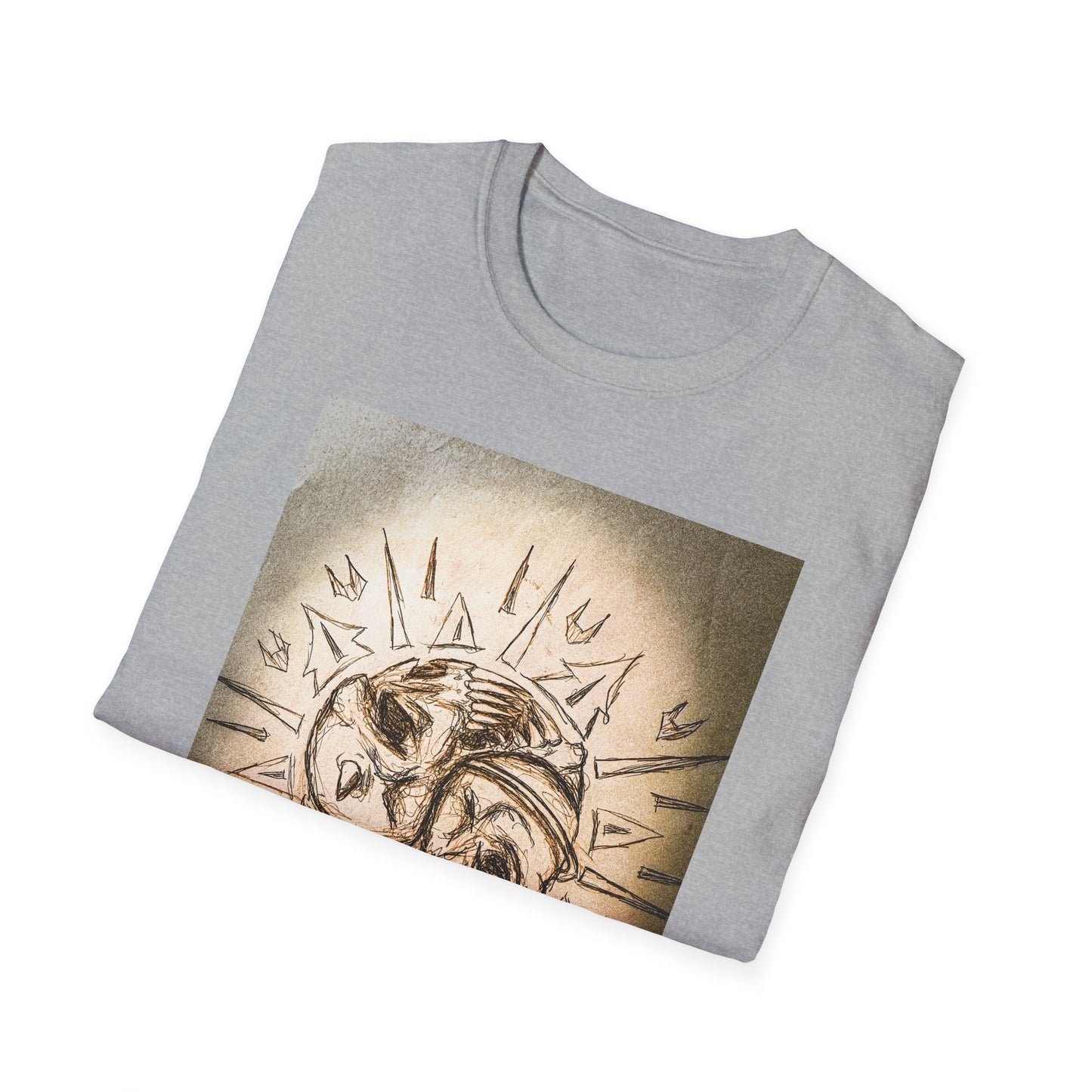 Vintage-Inspired Mutant Unisex Softstyle T-Shirt, Bohemian Tee, Unique Graphic Shirt, Casual Wear, Gift for Friends, Festival Attire