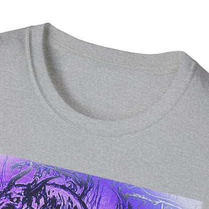 Dragon T-Shirt in Purple Tones - Unisex