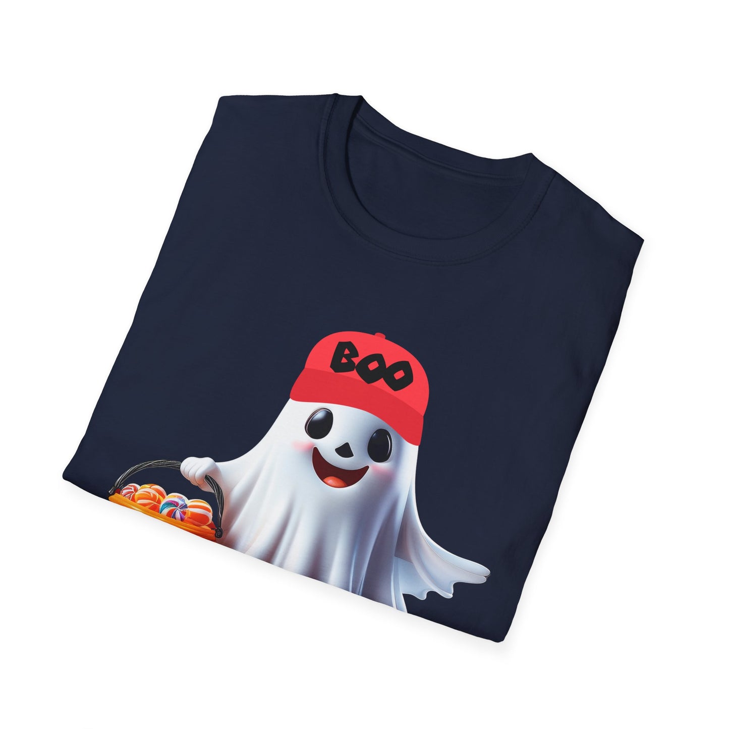 Fun Halloween Ghost T-Shirt, Boo Ghost Tee, Unisex Halloween Shirt, Cute Ghost Costume Top, Spooky Season Apparel