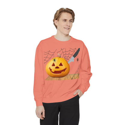 Spooky Pumpkin Sweatshirt, Halloween Apparel, Fall Fashion, Cozy Unisex Crewneck, Pumpkin Decor, Family Friendly Halloween