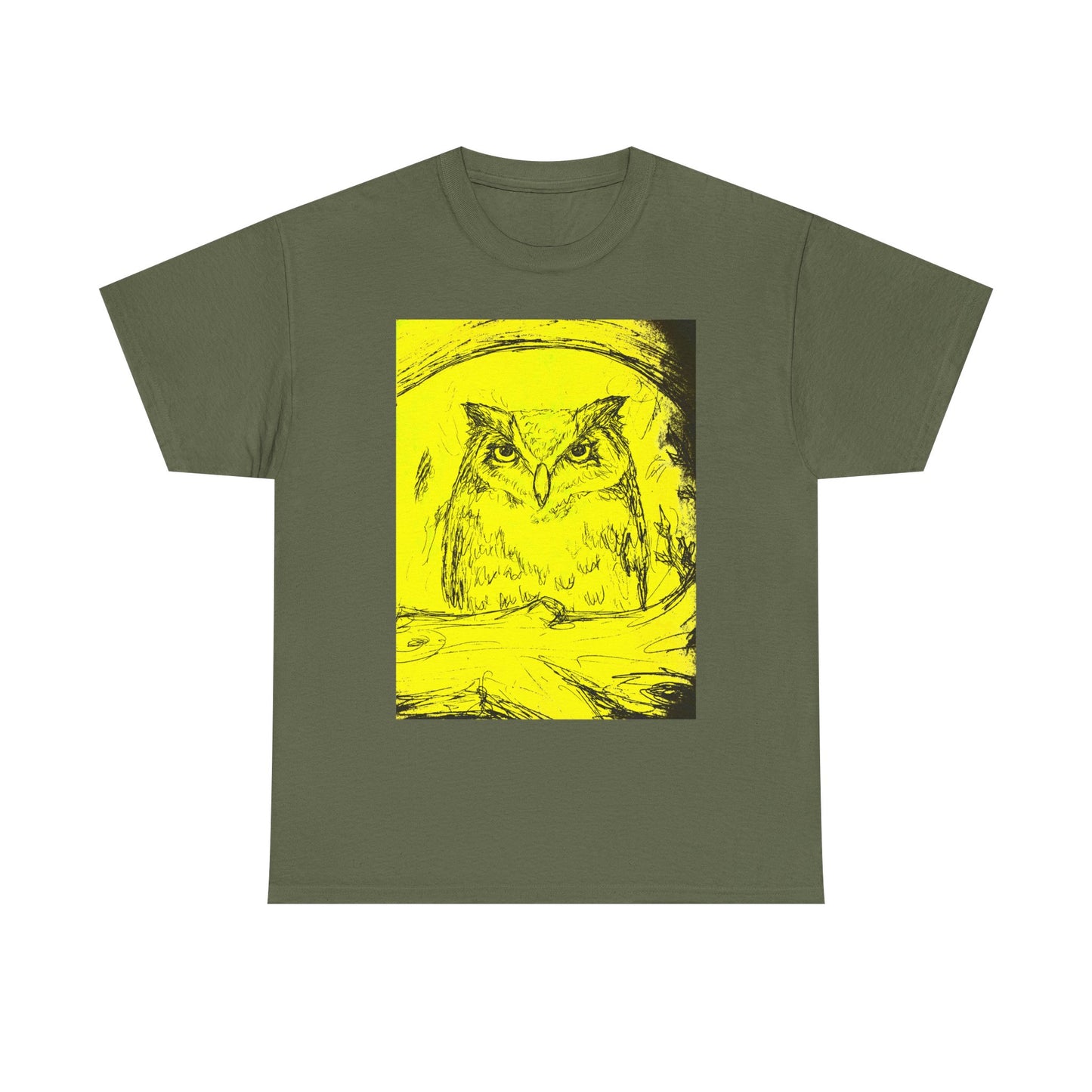 Fantasy Owl unisex  Heavy Cotton Tee