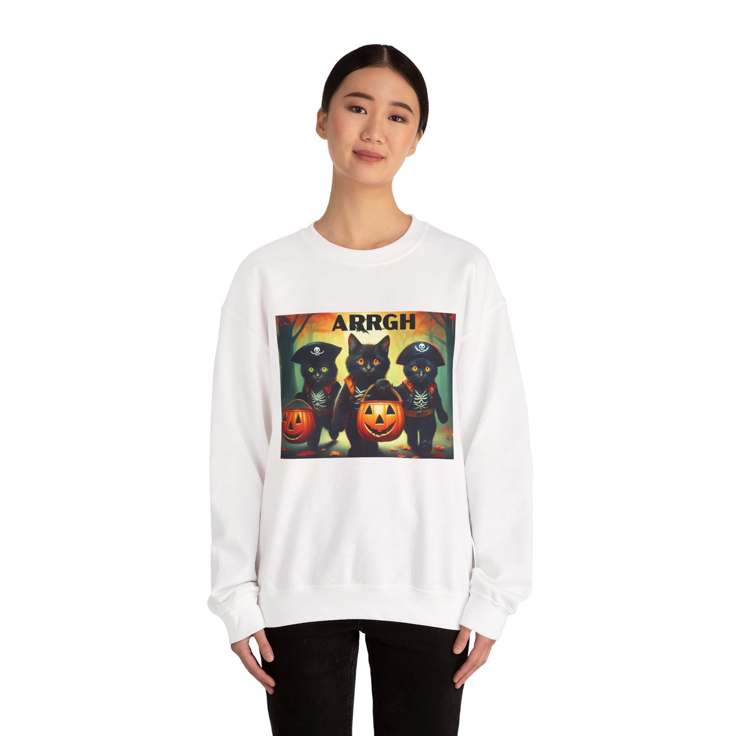 Pirate Cats Crewneck Sweatshirt - Halloween Costume