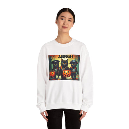 Pirate Cats Crewneck Sweatshirt - Halloween Costume