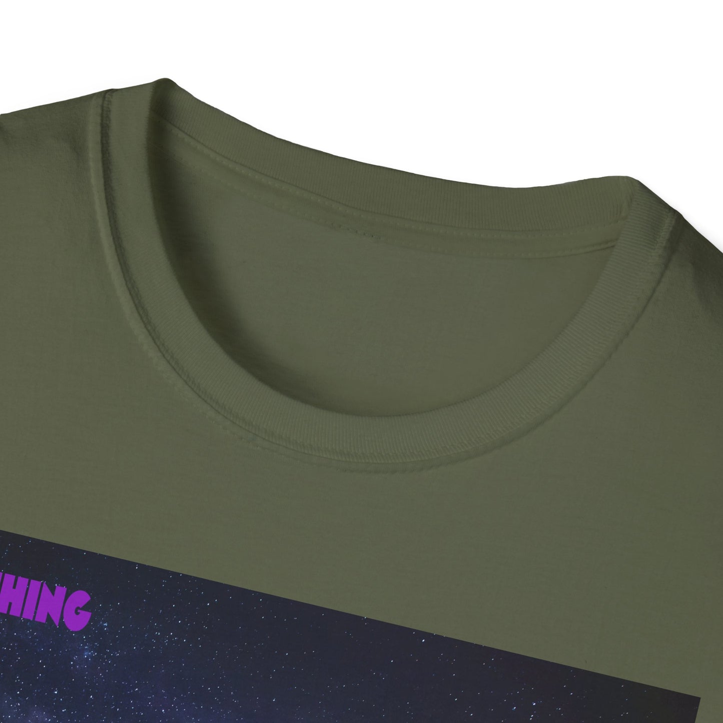 Quantum Field Galaxy-Themed Unisex T-Shirt - Cosmic Vibes, Inspirational Quote Tee, Gift for Space Lovers, Casual Wear, Unique Graphic T-Shirt