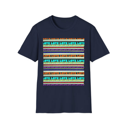 Love-Themed Unisex T-Shirt | Softstyle | Perfect for Pride, Birthdays, Anniversaries, Casual Wear, Gifts