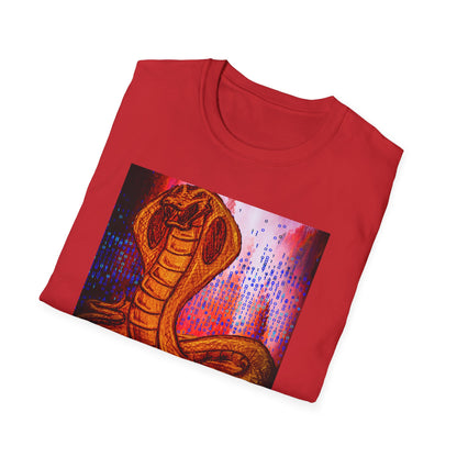Cobra Serpent Graphic T-Shirt — Vibrant Retro Snake Art Tee