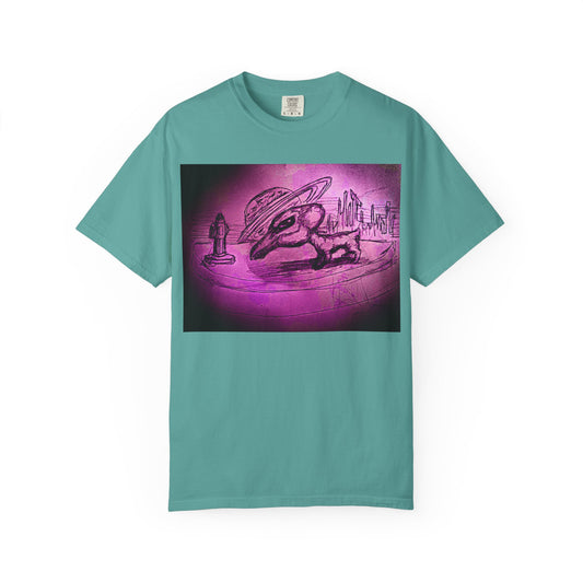 Alien Adventure Unisex T-Shirt - Garment-Dyed Graphic Tee