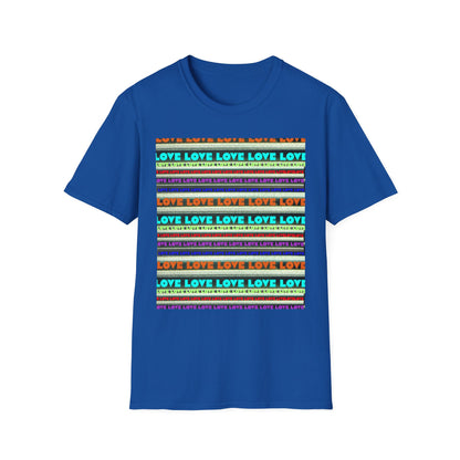 Love-Themed Unisex T-Shirt | Softstyle | Perfect for Pride, Birthdays, Anniversaries, Casual Wear, Gifts