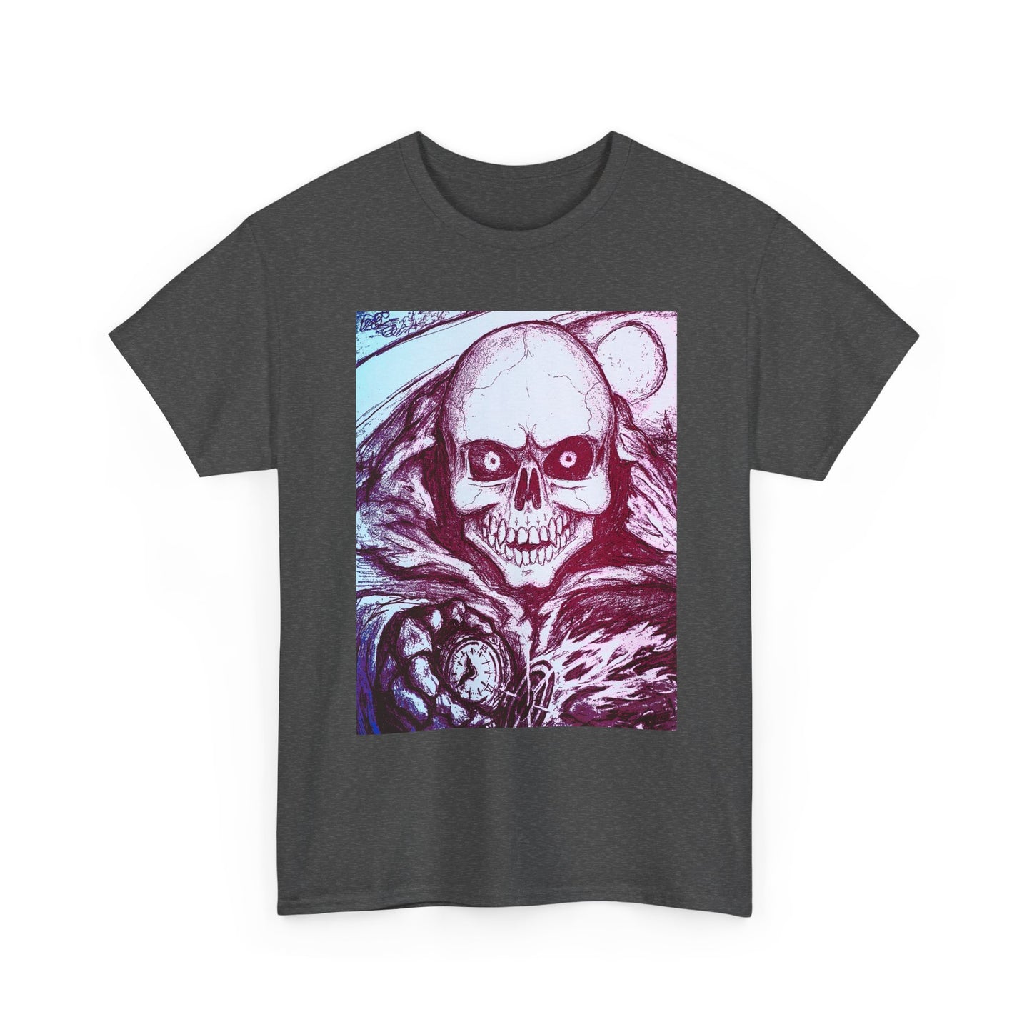 Grim Reaper Graphic Unisex Heavy Cotton Tee