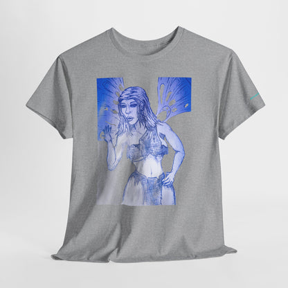 Fairy Warrior Angel Unisex Heavy Cotton Tee