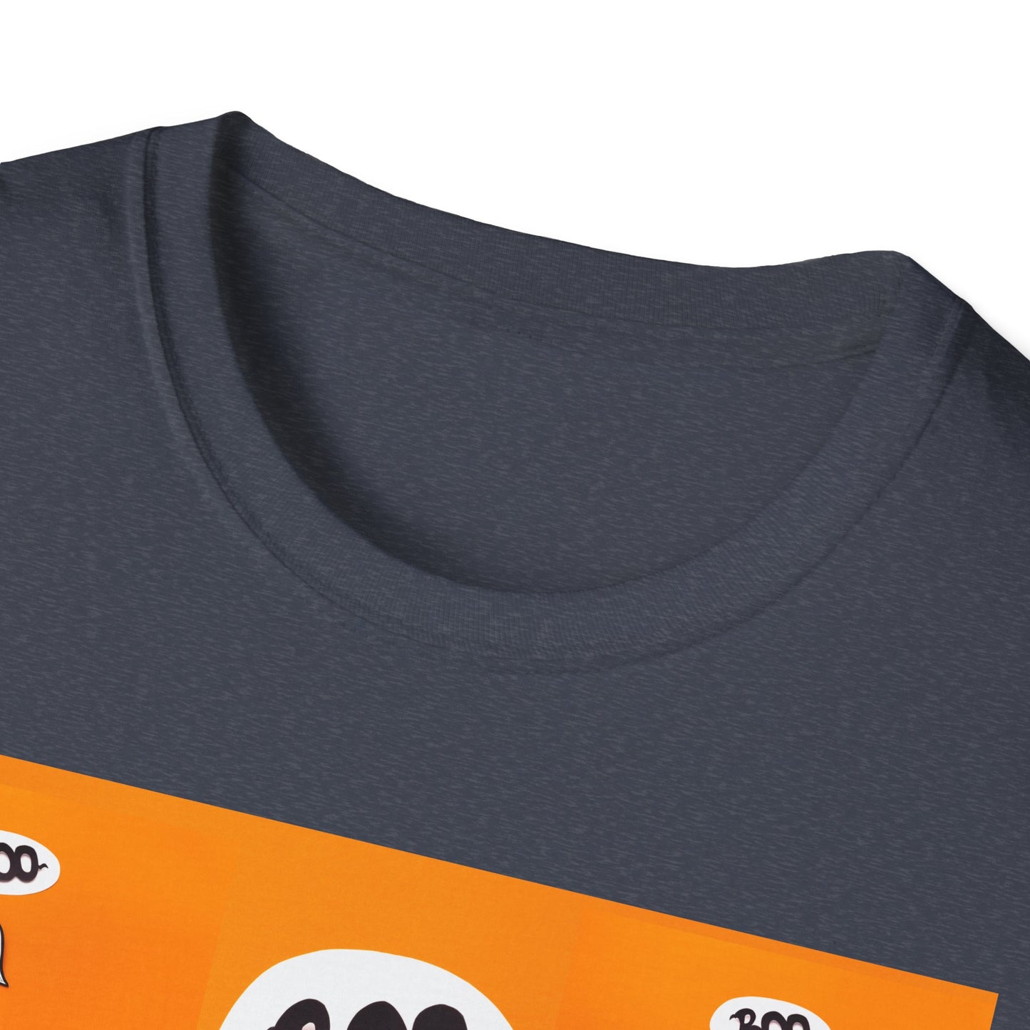 Halloween Ghost 'Boo' Unisex T-Shirt | Spooky Vibes, Costume, Fall Festivities, Trick-or-Treat, Fun Graphic Tee