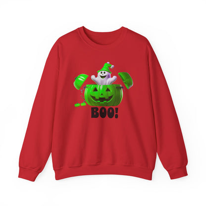 Halloween BOO Crewneck Sweatshirt, Unisex Boo Sweater for Fall Celebrations, Ghosts and Pumpkins Sweatshirt, Spooky Season Apparel, [...]