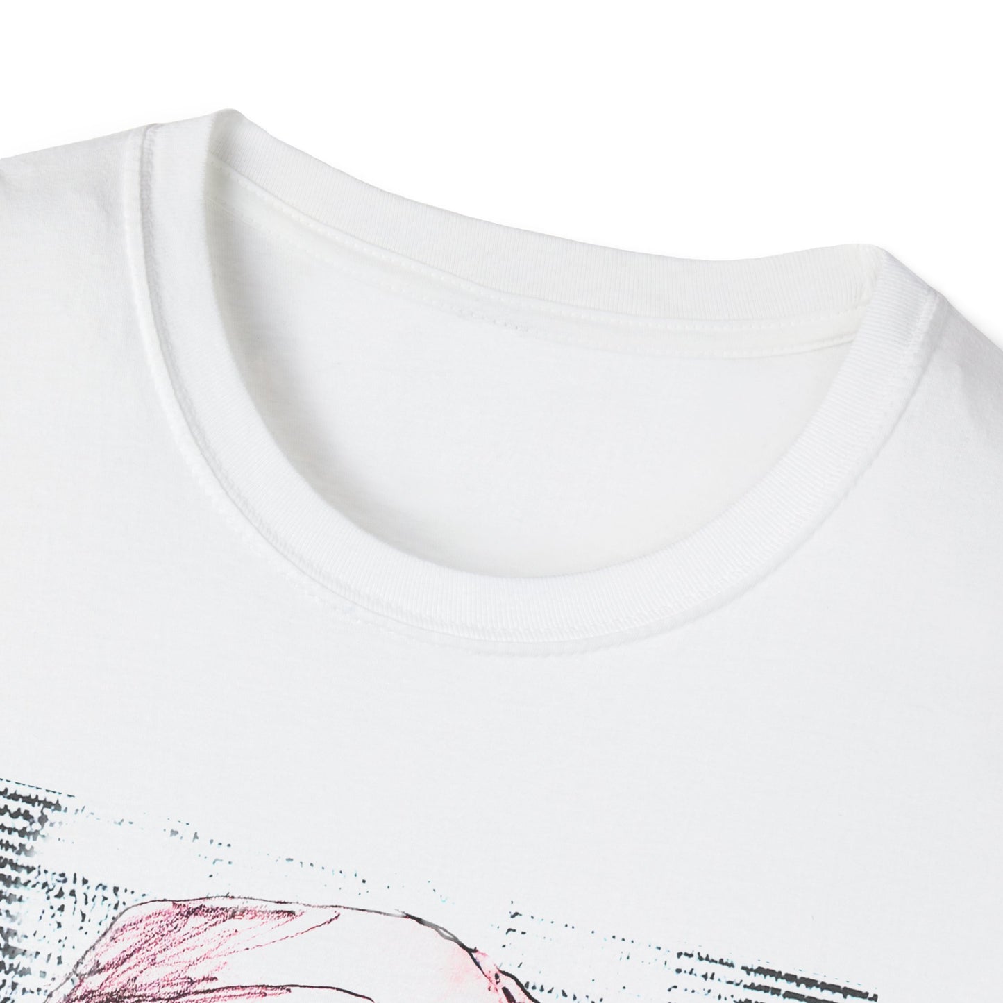 Grim Reaper Graphic Tee, Unisex Softstyle T-Shirt with Edgy Design, Halloween Apparel, Casual Streetwear, Gothic Fashion, Perfect Gift