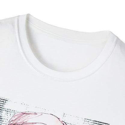 Grim Reaper Graphic Tee, Unisex Softstyle T-Shirt with Edgy Design, Halloween Apparel, Casual Streetwear, Gothic Fashion, Perfect Gift