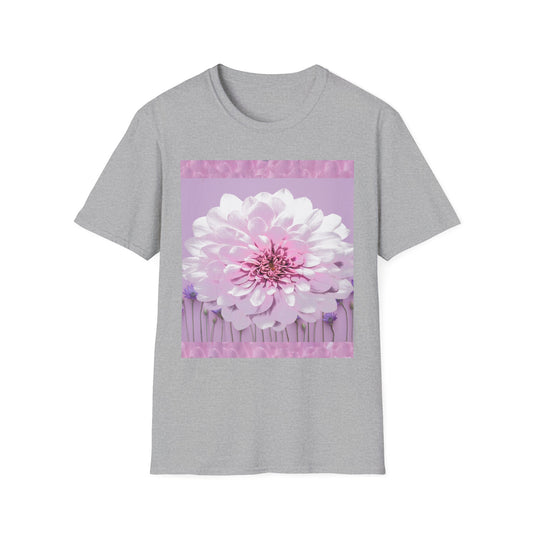 Pale Pink Flowers Abstract Unisex T-Shirt